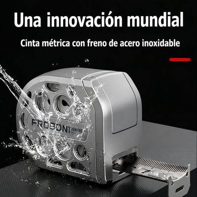 Cinta métrica 5 m de acero inoxidable — impermeable y no se oxida