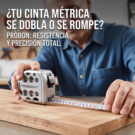 Cinta métrica 5 m de acero inoxidable — impermeable y no se oxida