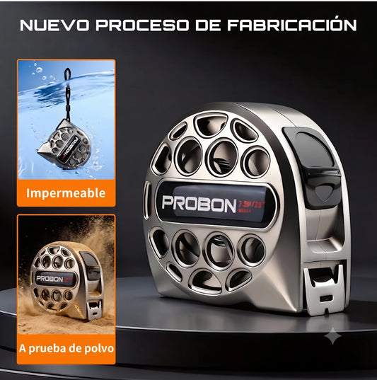 Cinta métrica 5 m de acero inoxidable — impermeable y no se oxida